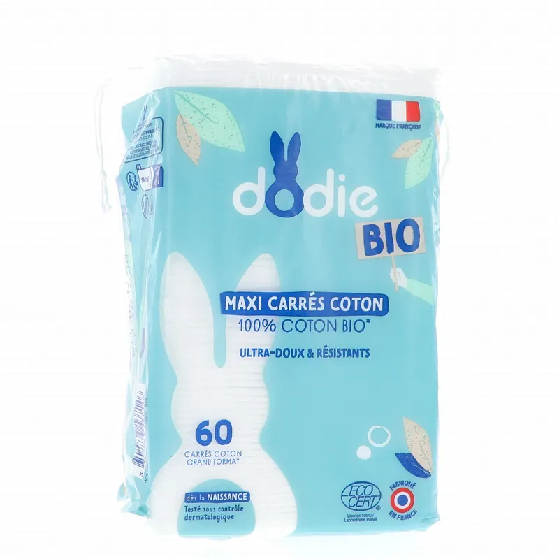 DODIE-Maxi-Carrés-coton-x60 DODIE Maxi Carrés coton x60 Commander Vite