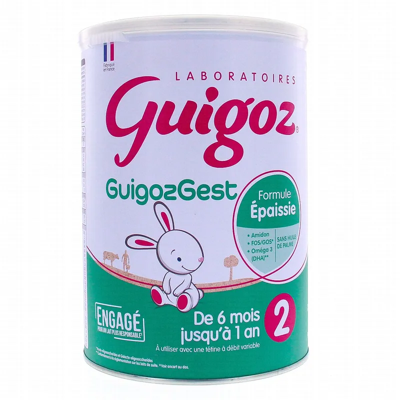 GUIGOZ-Guigozgest-Lait-2ème-age-6-12mois-780g GUIGOZ Guigozgest Lait 2ème age 6-12mois 780g Bon Marché