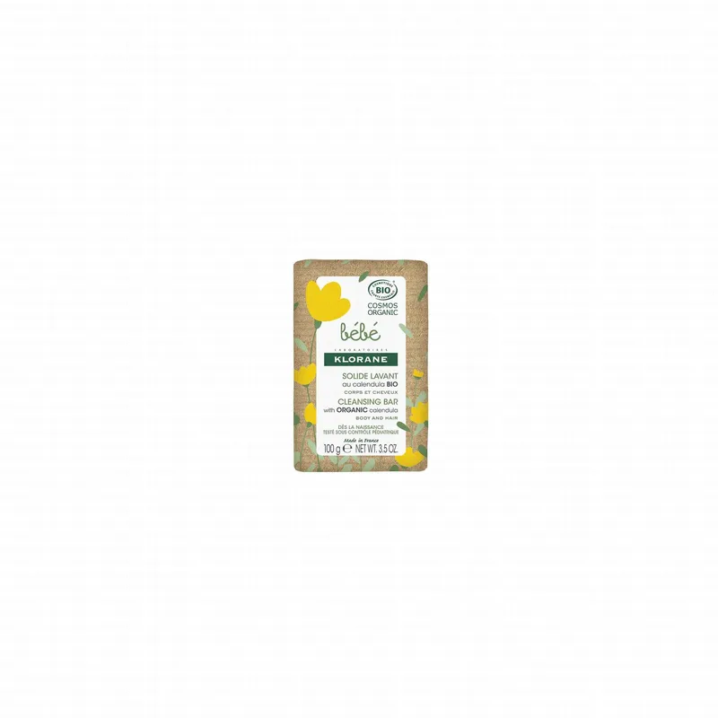 Klorane-Bébé---Solide-lavant-bio-au-Calendula-100g Klorane Bébé - Solide lavant bio au Calendula 100g Remise