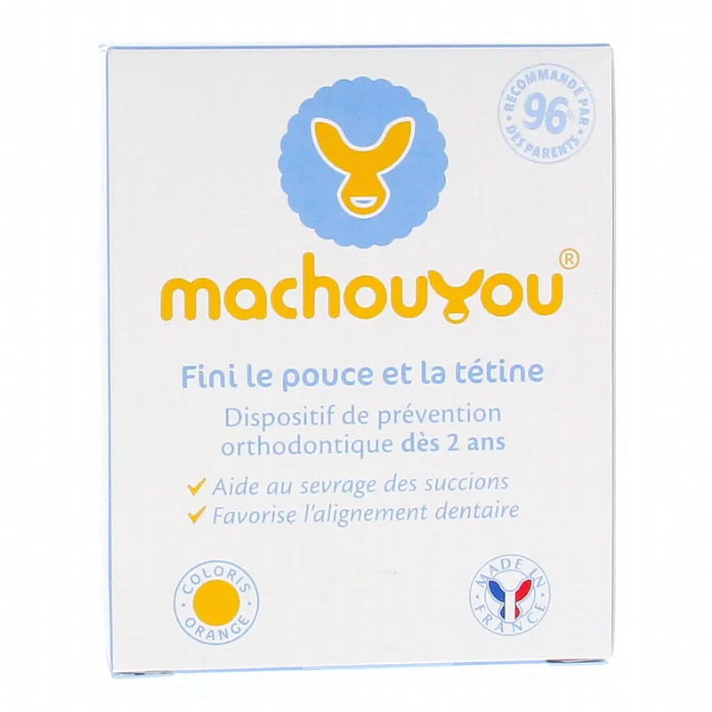 MACHOUYOU-Dispositif-de-prévention-orthodontique-orange Jusqu’à Épuisement Des Stocks MACHOUYOU Dispositif de prévention orthodontique orange