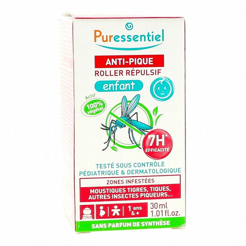 PURESSENTIEL-Roller-répulsif-anti-pique-enfant-roll-on-30ml PURESSENTIEL Roller répulsif anti-pique enfant roll-on 30ml Produit De Marque