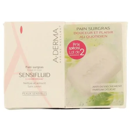 A-DERMA-SENSIFLUID-PAIN-SURGRAS-100G-X2 Meilleur Prix A DERMA SENSIFLUID PAIN SURGRAS 100G X2