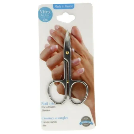 Accessoires Manucure Ciseaux à Ongles Inox Courbes Prix Réduit