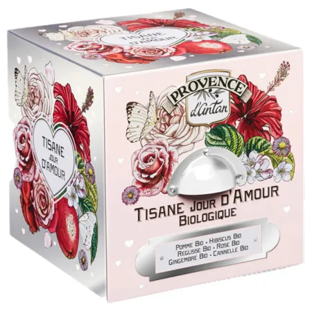 Araquelle-Provence-dAntan-Tisane-Jour-dAmour-Bio-24-Sachets Araquelle Provence d'Antan Tisane Jour d'Amour Bio, 24 Sachets Usine Directe