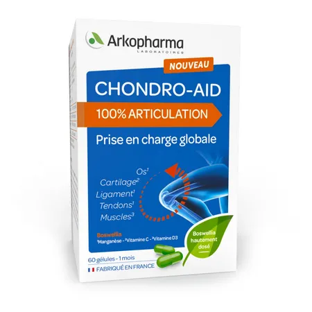 Arkopharma-Chondro-Aid-100%25-Articulation-120-Gélules Meilleure Qualité Arkopharma Chondro-Aid 100% Articulation, 120 Gélules