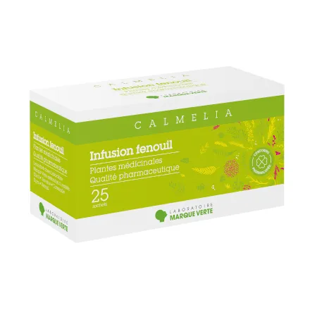 Acheter En Ligne CALMELIA Fenouil, boîte de 25 sachets filtres