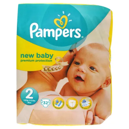 Couches-New-baby-de-3-6kg---32-couches Couches New baby de 3-6kg - 32 couches Petit Prix