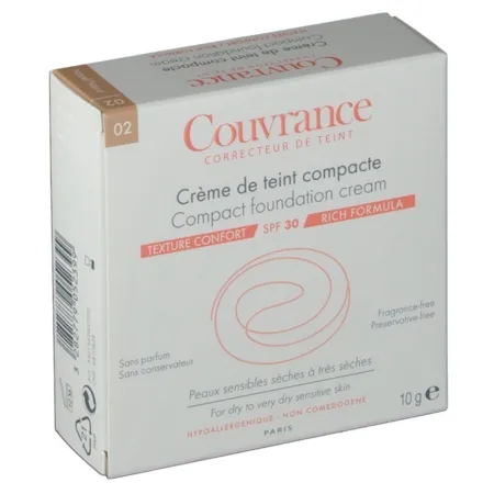Couvrance-Crème-de-teint-compacte-confort-peaux-claires-Naturel-95-g Couvrance Crème de teint compacte confort peaux claires Naturel 9,5 g Super Prix