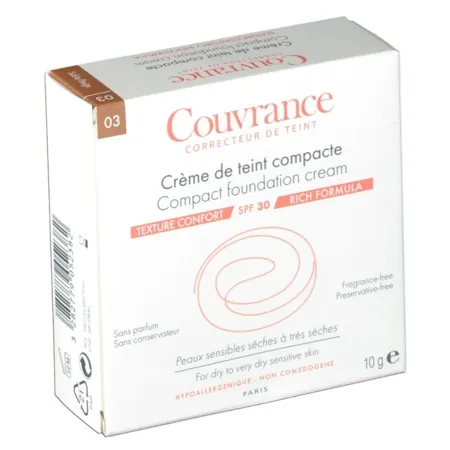 Couvrance-Crème-de-teint-compacte-confort-peaux-claires-Sable-95-g Couvrance Crème de teint compacte confort peaux claires Sable 9,5 g Nouvel Arrivage