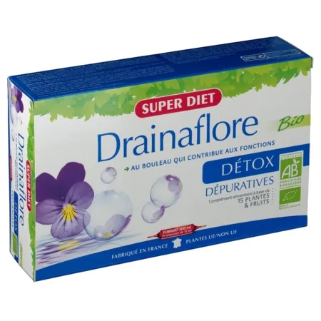 Drainaflore-bio-20-ampoules-buvables Drainaflore bio, 20 ampoules buvables Offre Du Jour