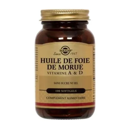 Acheter Direct Huile de foie de morue - 100 gélules