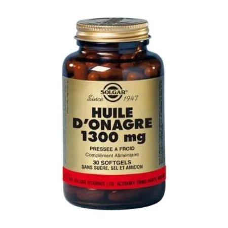 Huile-donagre-1300-mg---30-gélules Gros Lot Huile d’onagre 1300 mg - 30 gélules