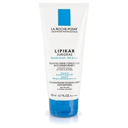 Lipikar-Surgras-Douche-Crème-Concentrée-Anti-Dessèchement-200ml Lipikar Surgras Douche Crème Concentrée Anti-Dessèchement 200ml Livraison Gratuite