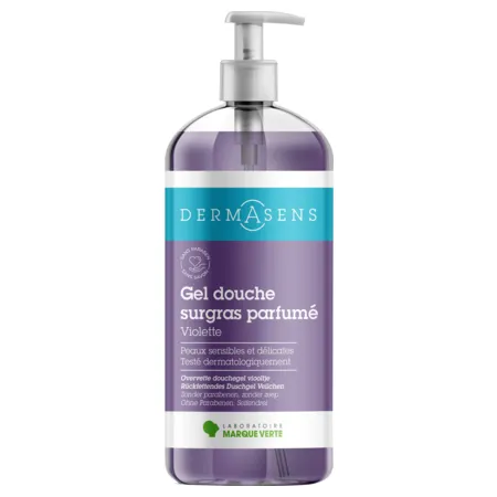 Marque-Verte-Dermasens-gel-douche-surgras-violette-–-flacon-pompe-1l Meilleur Prix Marque Verte Dermasens gel douche surgras violette – flacon pompe 1l