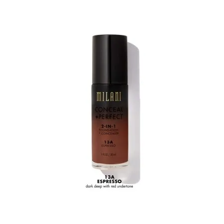 Milani-Fond-de-Teint-2-en-1-Conceal-and-Perfect-MPCF13A---Espresso Milani Fond de Teint 2 en 1 Conceal and Perfect MPCF13A - Espresso Commande En Gros