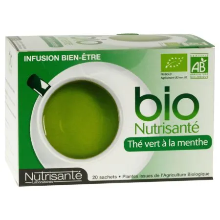NUTRISANTE-INFUSION-BIO-THE-VERT-MENTHE-SACHET-20 Artisanat NUTRISANTE INFUSION BIO THE VERT MENTHE SACHET 20