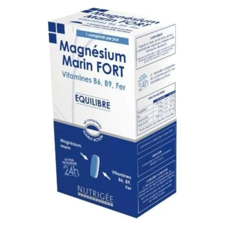 Nutrigee-magnesium-marin-fort-30-comprimés Nutrigee magnesium marin fort, 30 comprimés Expédition Rapide