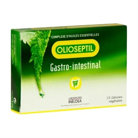 Achat Immédiat Olioseptil gastro intestinal, 15 gélules