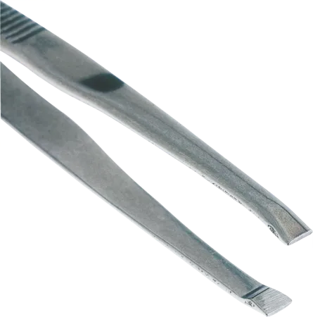 PINCE-À-ÉPILER-MORS-CARRÉS-INOX-POLI-MA-1-UNITE Acheter Direct PINCE À ÉPILER MORS CARRÉS INOX POLI MA, 1 UNITE