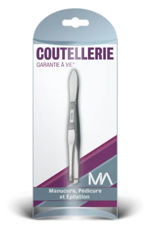PINCE-À-ÉPILER-MORS-OBLIQUES-INOX-POLI-MA-1-UNITE Haute Qualité PINCE À ÉPILER MORS OBLIQUES INOX POLI MA, 1 UNITE