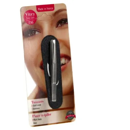 Pince-à-Epiler-Inox-Biais Pince à Epiler Inox Biais Commande En Gros