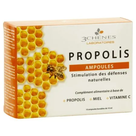 Propolis-Ampoules-Protection-de-lorganisme Livraison Gratuite Propolis Ampoules Protection de l'organisme