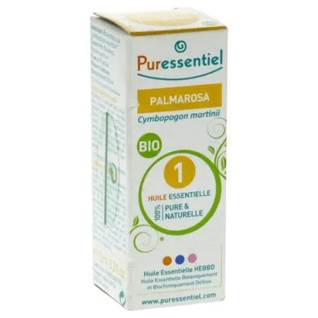 Puressentiel-Palmarosa-Bio-huile-essentielle Prix Cassé Puressentiel Palmarosa Bio huile essentielle