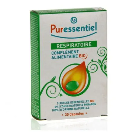 Puressentiel-respiratoire-bio-30-capsules Meilleur Prix Puressentiel respiratoire bio, 30 capsules