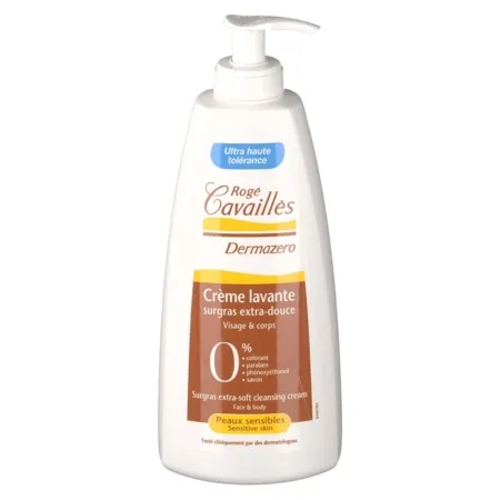 Rogé-Cavaillès-Dermazero-crème-lavante-surgras-extra-douce-300-ml Livraison Mondiale Rogé Cavaillès Dermazero crème lavante surgras extra douce, 300 ml