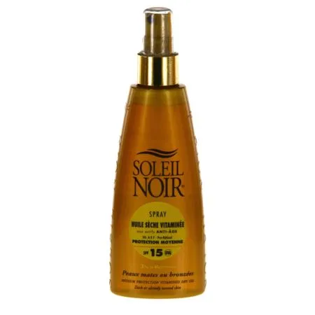 Soleil-Noir-Huile-Sèche-Vitaminée-SPF-15-spray-de-150-ml Soleil Noir Huile Sèche Vitaminée SPF 15, spray de 150 ml Seulement Aujourd’hui