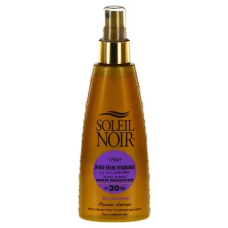 Soleil-Noir-Huile-Sèche-Vitaminée-SPF30-Spray-150-ml Soleil Noir Huile Sèche Vitaminée SPF30 Spray, 150 ml Commander Maintenant