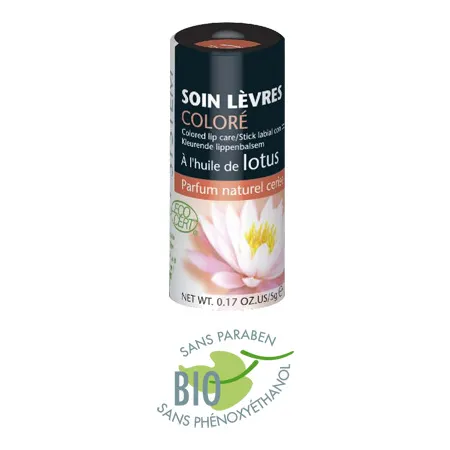 Stick-lèvres-coloré-à-lHuile-de-Lotus-et-au-parfum-naturel-de-Cerise Stick lèvres coloré à l'Huile de Lotus et au parfum naturel de Cerise Affaire À Saisir