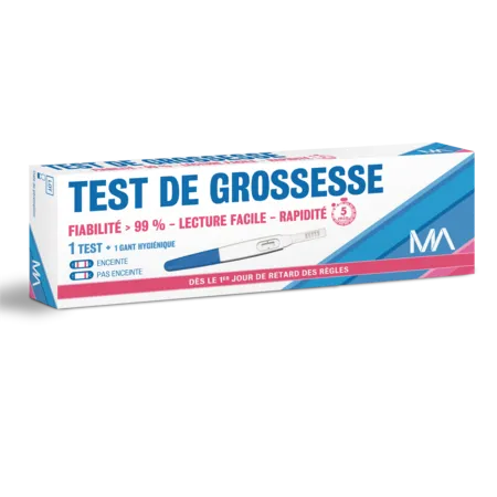 TEST-DE-GROSSESSE-MA-BOÎTE-DE-1 TEST DE GROSSESSE MA, BOÎTE DE 1 Offre Limitée