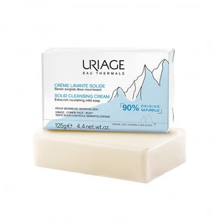 Uriage-Crème-Lavante-Solide-Savon-Moussant-125-g Uriage Crème Lavante Solide Savon Moussant, 125 g En Vogue