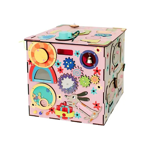 EliNeli-Cube-d039Activités-Rose EliNeli Cube d'Activités Rose Meilleur Prix