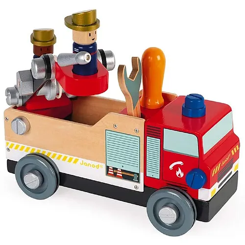 Juratoys-Janod-Janod-Camion-pompier-Brico-Kids Juratoys-Janod Janod Camion pompier Brico Kids Populaire