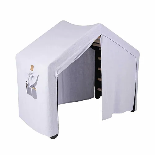 MeowBaby-Grande-Maison-Enfants---Gris-Bleu Usine Directe MeowBaby Grande Maison Enfants - Gris-Bleu