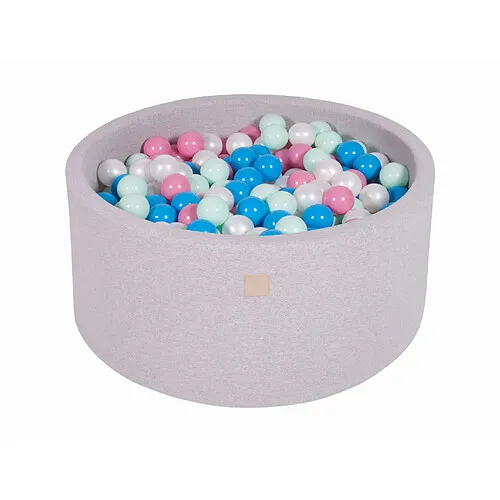 MeowBaby-Piscine-à-Balles-90x40-cm---Coton En Vogue MeowBaby Piscine à Balles 90x40 cm - Coton