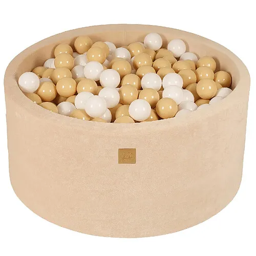 MeowBaby-Piscine-à-Balles-Rond-90x40cm---Ecru MeowBaby Piscine à Balles Rond 90x40cm - Ecru Exclusif