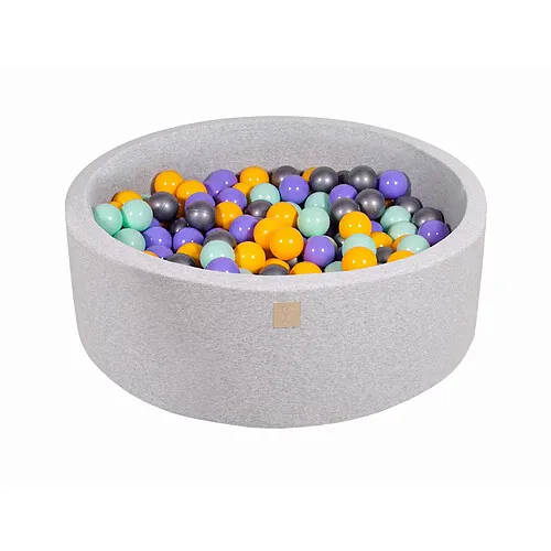 MeowBaby-Piscine-à-Balles-Rond-Jaune MeowBaby Piscine à Balles Rond Jaune Meilleur Prix