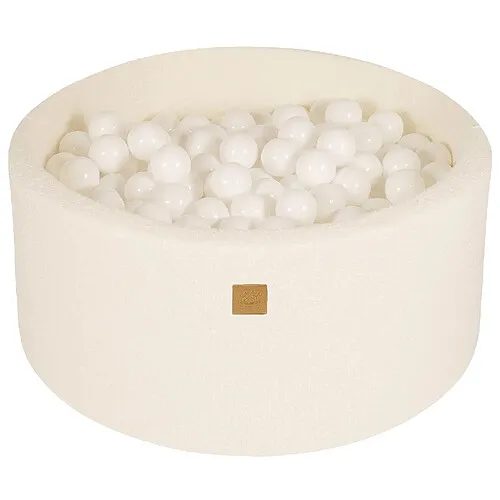 MeowBaby-Piscine-à-Balles-bébé---90x40cm-Blanc Top Vente MeowBaby Piscine à Balles bébé - 90x40cm Blanc