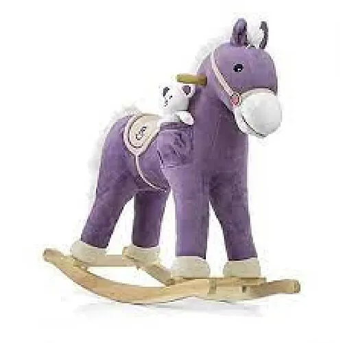 Milly-Mally-Cheval-à-Bascule-Poney-Violet Marque Milly Mally Cheval à Bascule Poney Violet