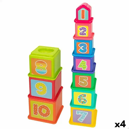 PlayGo-Blocs-Empilables-4-Unités PlayGo Blocs Empilables (4 Unités) Soldes