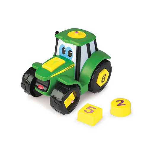 Tomy-JOHN-DEERE---Johnny-Le-Tracteur-Formes-Chiffres---46654 Exclusif Tomy JOHN DEERE - Johnny Le Tracteur Formes & Chiffres - 46654