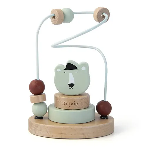 Trixie-Baby-Labyrinthe-Perles-M-Ours-Polaire Trixie Baby Labyrinthe Perles M. Ours Polaire Promotion Saisonnière