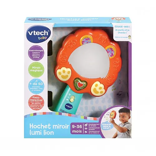 VTech-Hochet-musical-Miroir-Lumi-Lion Top Vente VTech Hochet musical Miroir Lumi Lion