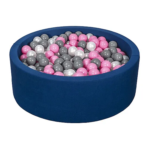 Velinda-Piscine-à-balles-+-450-balles-perle-rose-gris Velinda Piscine à balles + 450 balles perle rose gris Pas Cher