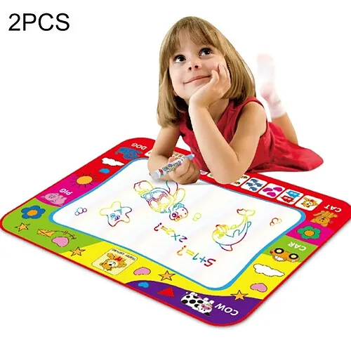Wewoo-2-PCS-Enfants-Doodle-Dessin-Mat-avec-Stylo Super Prix Wewoo 2 PCS Enfants Doodle Dessin Mat avec Stylo