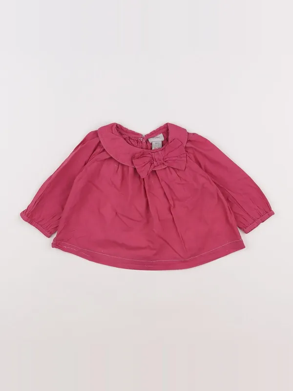 Cyrillus---blouse-rose---9-mois Cyrillus - blouse rose - 9 mois Tendance