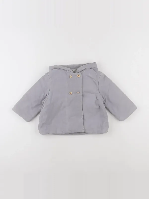 Cyrillus---manteau-gris---12-mois Affaire À Saisir Cyrillus - manteau gris - 12 mois